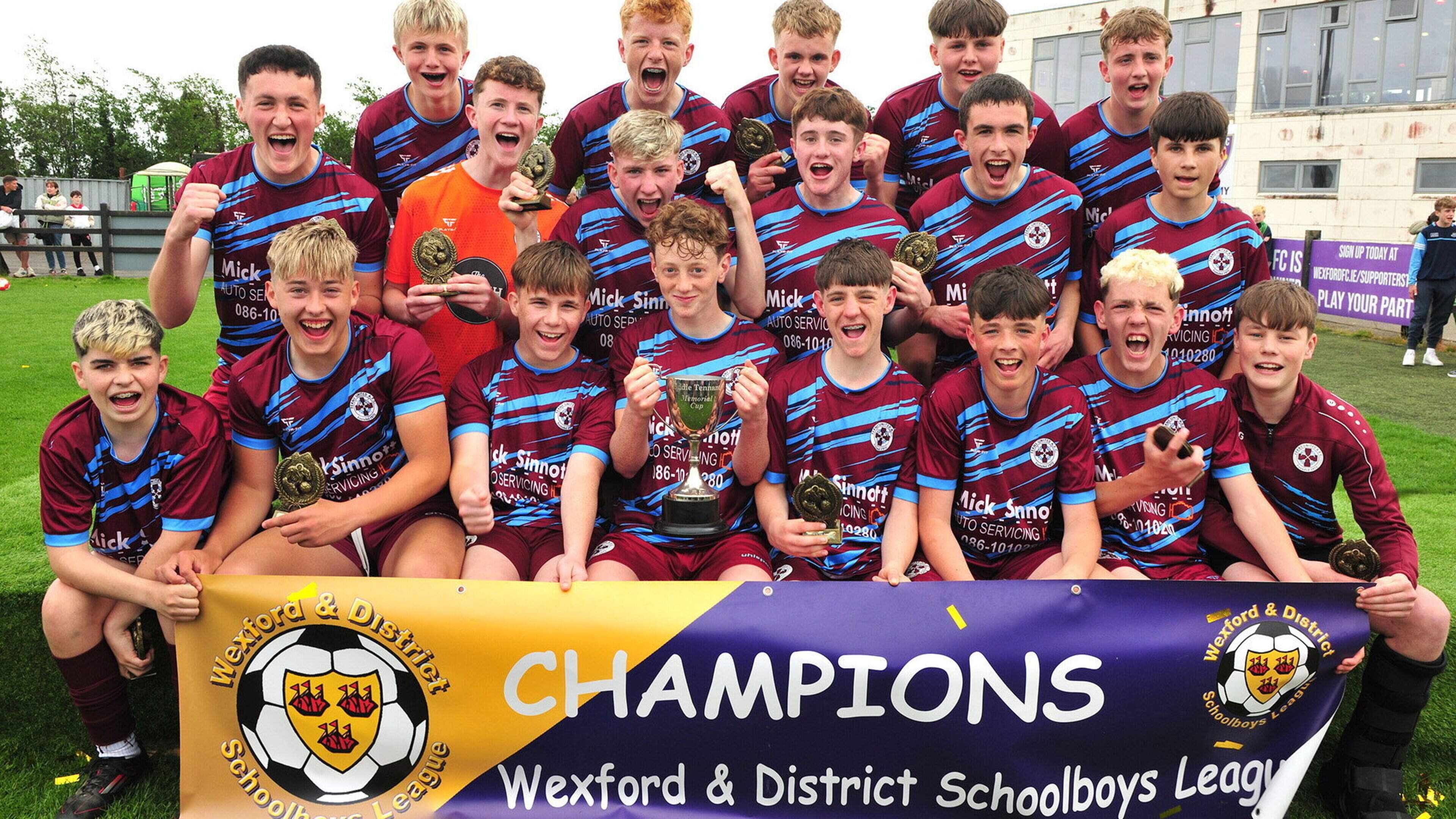 Ferns United complete smashing Under-16 double as Skelton hits hat-trick